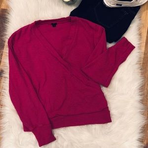 J Crew Lightweight Wrap Sweater